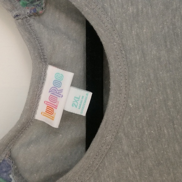 NWT Lularoe Randy T-shirt size XXL - Picture 2 of 9